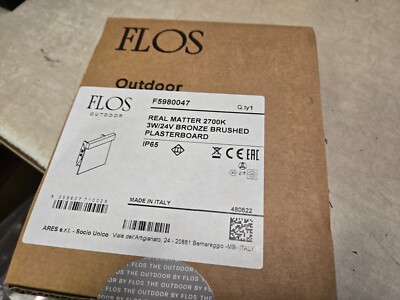 Sealed Flos Real Matter Brushed Bronze F5980047 2700k Plasterboard