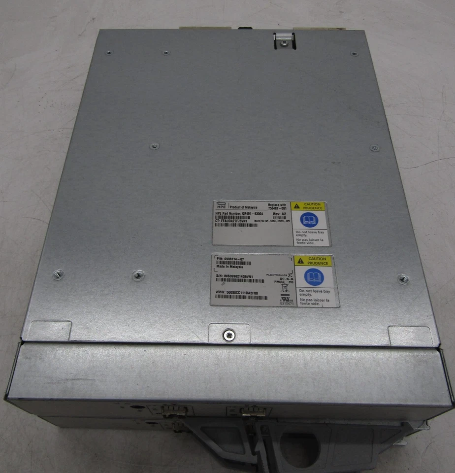 LOTE DE 2 CONTROLADORES DE MATRIZ DE DISCOS DE ALMACENAMIENTO HP QR491-63004 Foto 3 de 4