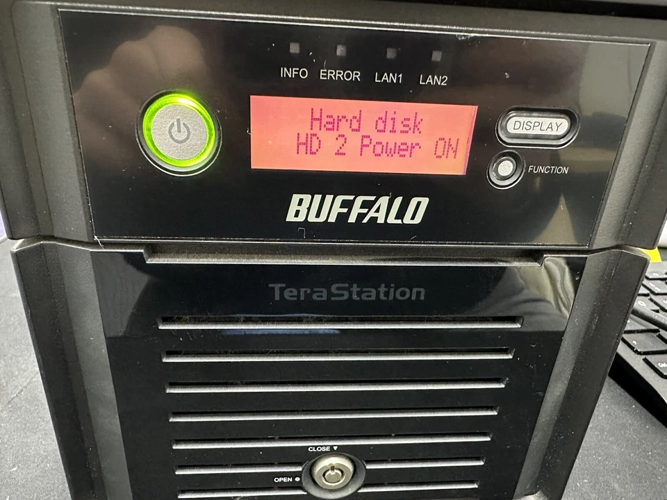 BUFFALO TeraStation TS3200D 2X 1TB HDD USB 2.0 With Power Lead Tested & Working - Image 3 of 4