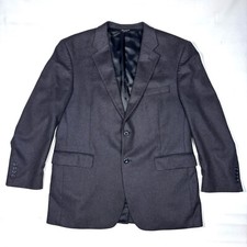 Jos. A. Bank 100 Cashmere Gray 2-Button Sport Coat Blazer Jacket Mens Size 44R
