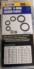 180 Piece Viton O-Ring Kit Excellent Protection High Heat Applications 400  