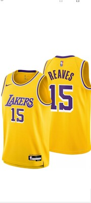 NWT Austin Reaves Lakers #l5 Nike Swingman Jersey Size Youth Large