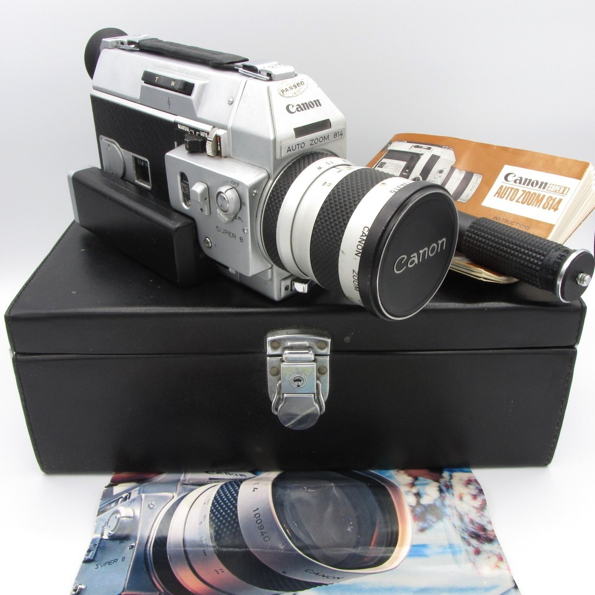 Canon Super 8 Auto Zoom 8mm Movie Film Camera Japan with Canon Super 8 Auto Zoom 8mm Movie Film Camera Japan with