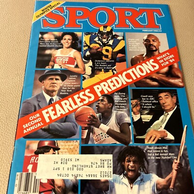 Sport Magazine February, 1984 Fearless Predictions