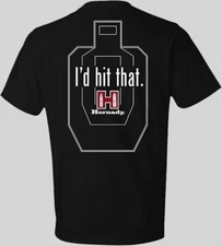 Hornady I'd Hit That T Shirt Size 3XL Black Tee Shirt Hunting Shooting New