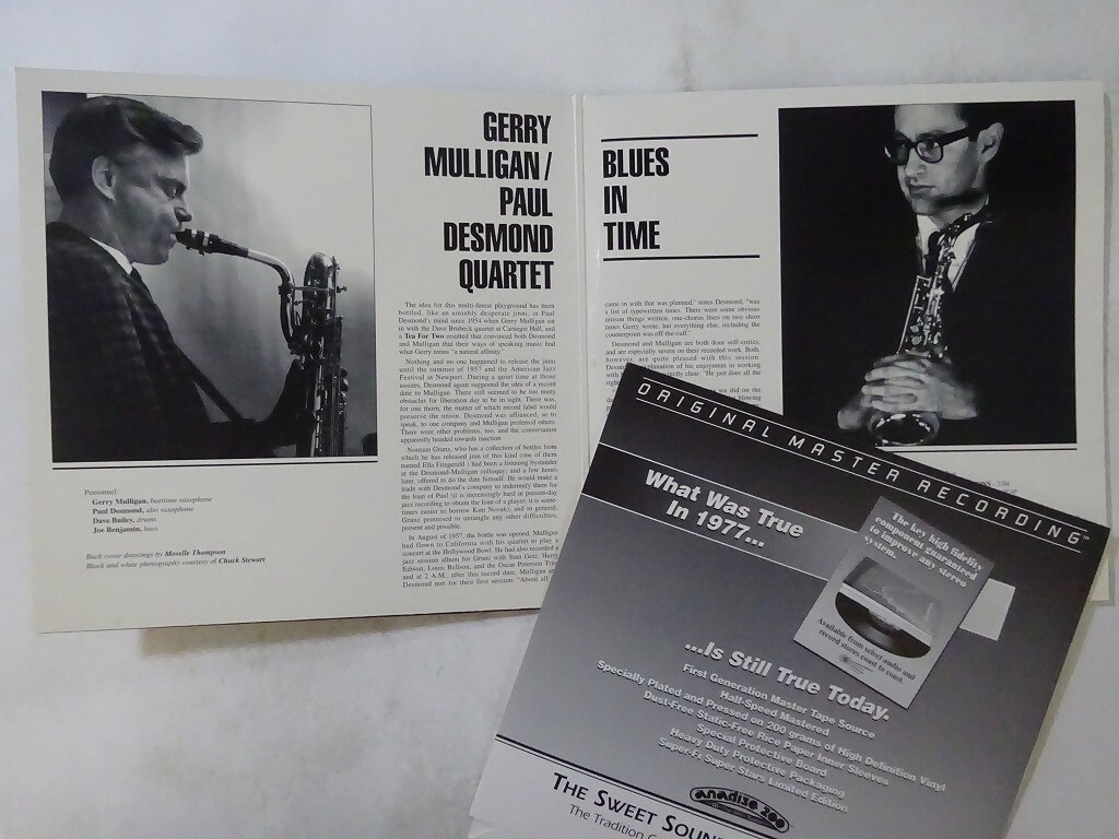 その他 LP Gerry Mulligan Blues In Time (- Mobile Fidelity) MFSL1241 MOBILE FIDELITY SOUN /00400 LP Gerry Mulligan Blues In Time (- Mobile Fidelity) MFSL1241