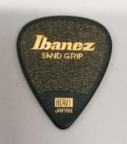 Ibanez Sand Grip Pick Plettro 1,00 mm Heavy Black per Chitarra Original Nero 1 - Foto 3 di 5