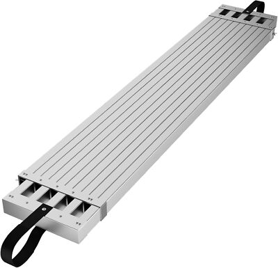 6-9 Ft Aluminum Work Plank Adjustable Platform 440lbs Capacity Scaffold Plank