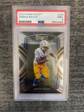 2020 PANINI SELECT Joshua Kelley #279 Chargers RC Rookie PSA 9