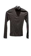 Active Basic Turtleneck Lightweight Cotton. Gray. Small. Free Shipping