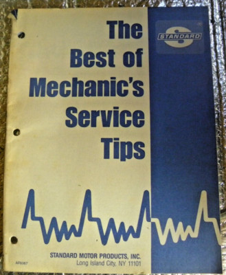 1981-1989 Standard Motor Products Manual The Best Mechanic's Service Tips