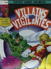 VILLAINS & VIGILANTES BOXED SET VF! V&V Super-Hero Role Play Fantasy Games FGU