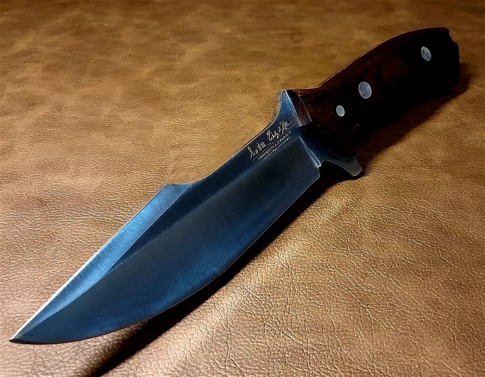 Cuchillo Gil Hibben Legacy Fighter IV y funda de cuero negro GH5112 Foto 3 de 4