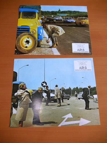 CABU JACQUES TATI TRAFIC 1971 18 VINTAGE LOBBY CARDS LOT - Picture 6 of 6