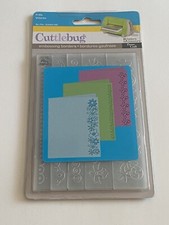 Cuttlebug FRILLS Embossing Borders Folders Flowers Scallops Dots Circle 37-1172