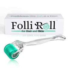 Derma Roller for Hair and Skin - 0.30Mm Titanium Microneedles - for Face Scalp D