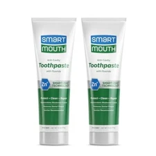 Smart Mouth Whitening Toothpaste With Fluoride Clean Mint 6 Oz