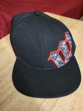 World Industries Logo Hat Snapback Cap Black Skateboarding