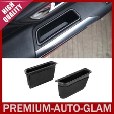 2pcs Side Door Armrest Handle Storage Box Tray For Ford Mustang 15+ Accessories
