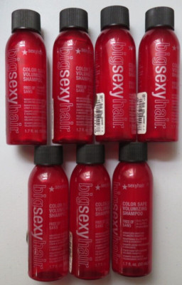 7 Big Sexy Hair Color Safe Volumizing Shampoo 1.7 Oz.(7x) + Conditioner 10.1 oz