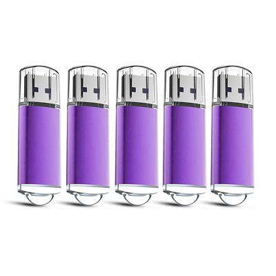 5x USB Stick 2.0 Lila Memory Speicherstick Speichermedien Flash Drive USB 2 GB