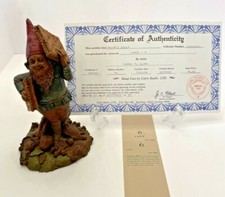 Tom Clark Clay Gnome Sculpture Lance 1984 Item #1042 Ed. #52 COA Story Card