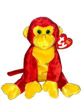NWT vintage Beanie Baby Original Chopstix 2003 red yellow monkey