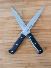 2 J.A. HENCKELS EVER SHARP PRO 12"L 8"Blade Kitchen Chef's Carving Knives.OBO 