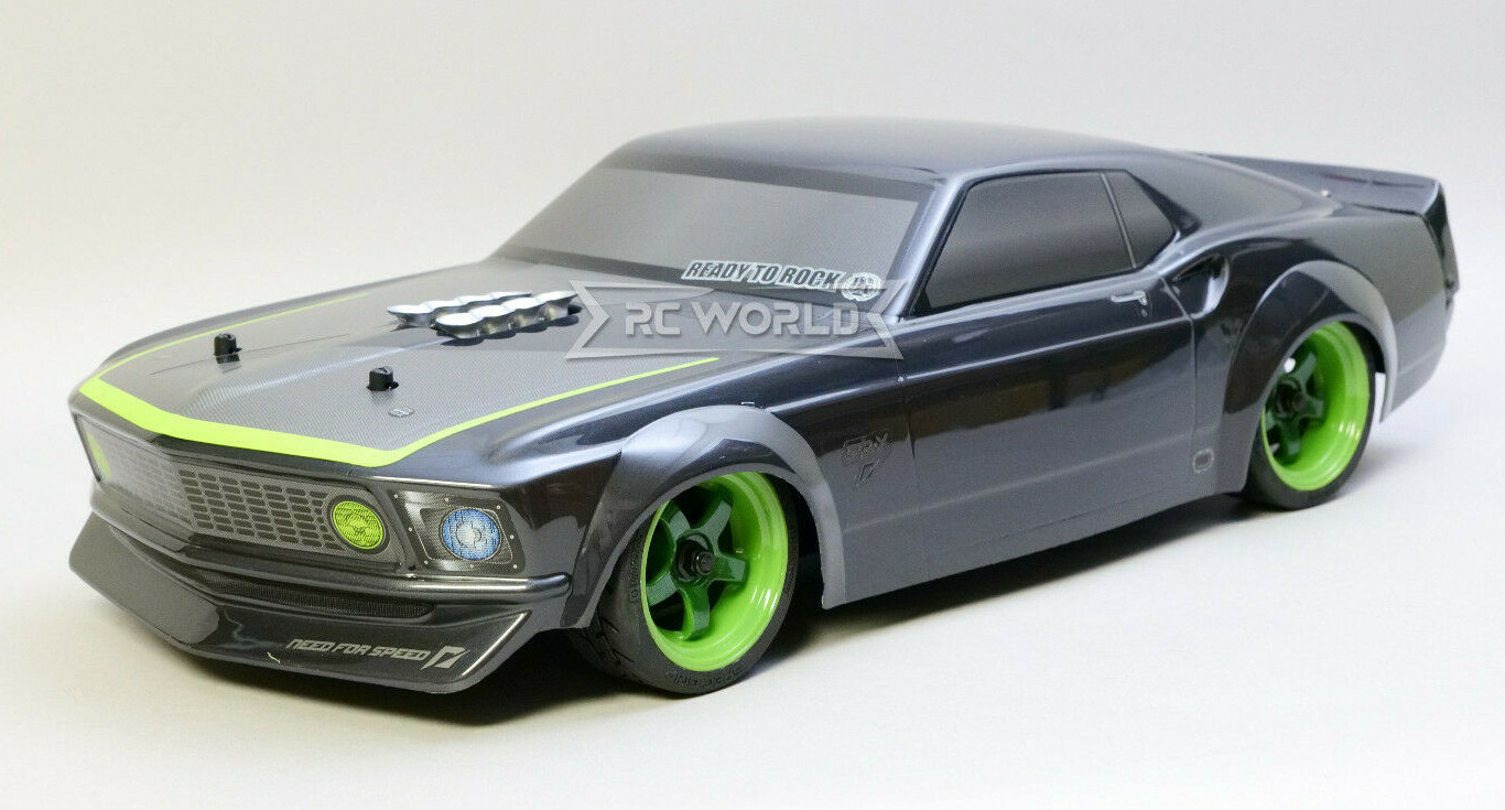 1969 Ford Mustang 4wd -rtr - W/ Street + Drift Wheels