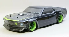 HPI 1/10 RC Car 1969 FORD MUSTANG 4WD -RTR - W/ Street + Drift Wheels