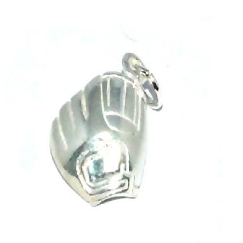 925 Sterling Silver BaseBall Glove And Ball Charm Pendant Jewelry Gifts