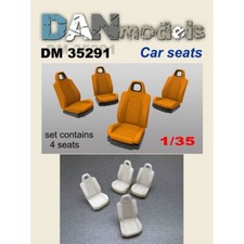 Office chair 4 pcs. Resin Material for Diorama Dan Models 35291 Scale kit 1:35