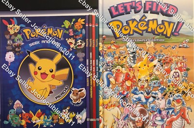 Seek and Find Pokemon! Collection (HC Vol.1-6) English Hide and Seek Brand NEW