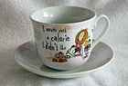 Creativetops Latte Cup & Saucer "I Never Met a Calorie I Didn't Like" Soup Mug — photo 1
