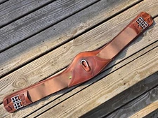Devoucoux Makila Brown Padded Anatomic Dressage Girth - Custom Size: 40"-100cm
