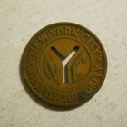 New York City Transit Authority subway  transit token - NY630AO
