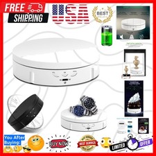 Motorized Rotating Display Stand, 5.74inch /22LB Load, 360 Degree Electronic ...