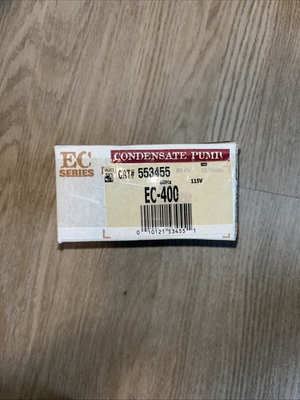 #ad Little Giant Pump Company Mini Condensate Pump Model EC 400 553455 $30.00