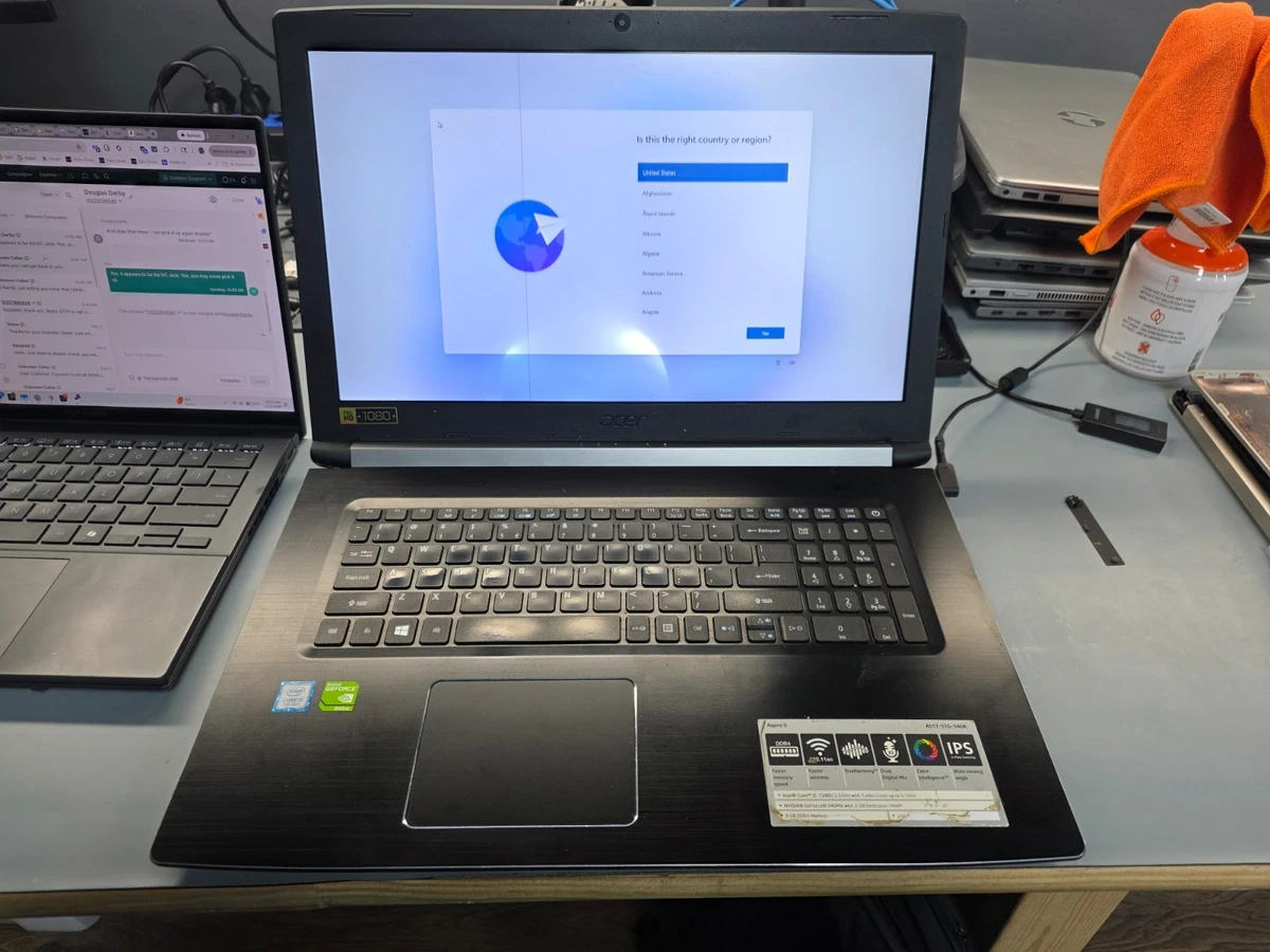 Acer Intel Core i5 7th Gen. PC Laptops & Netbooks 256 GB SSD