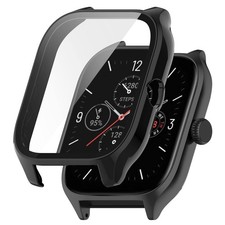Compatible with Amazfit GTS 4 Case Cover, Scratch-Resistant PC Black