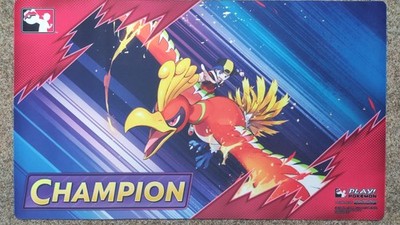 Pokemon Ethan's Ho-Oh ex League Cup Champion Playmat Spielmatte Pokémon