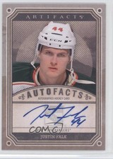 2013-14 Upper Deck Artifacts Autofacts Justin Falk #A-JF Auto 0c2