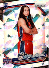 GEORGIA AMOORE Rookie Cracked Ice Prizm (2025 Panini Prizm WNBA Mystics RC #103)