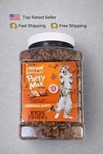 Purina Friskies Party Mix Cat Treats, Original Crunch Snacks, 20 oz. Canister 