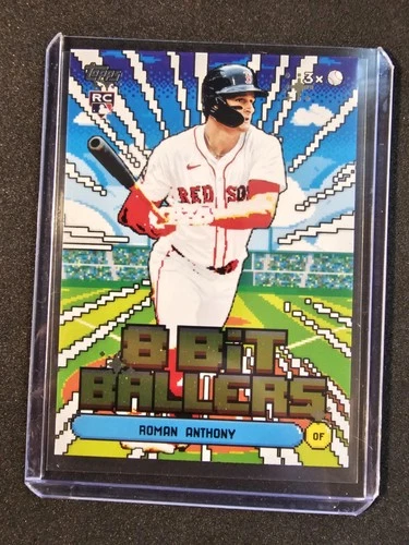 Topps 8 Bit Ballers Roman Anthony Rookie Insert Boston Red Sox Baseball Card