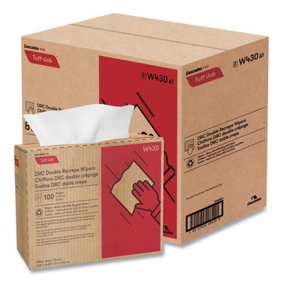 #ad #ad Cascades PRO W430 9.75 x 16.5 Tuff Job Double Recrepe Wipers WT 8 BX CT New $75.30