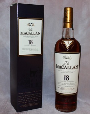Macallan 18 years old 1996 Sherry Oak Casks