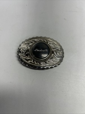 Nashville Chrome Belt Buckle. 
