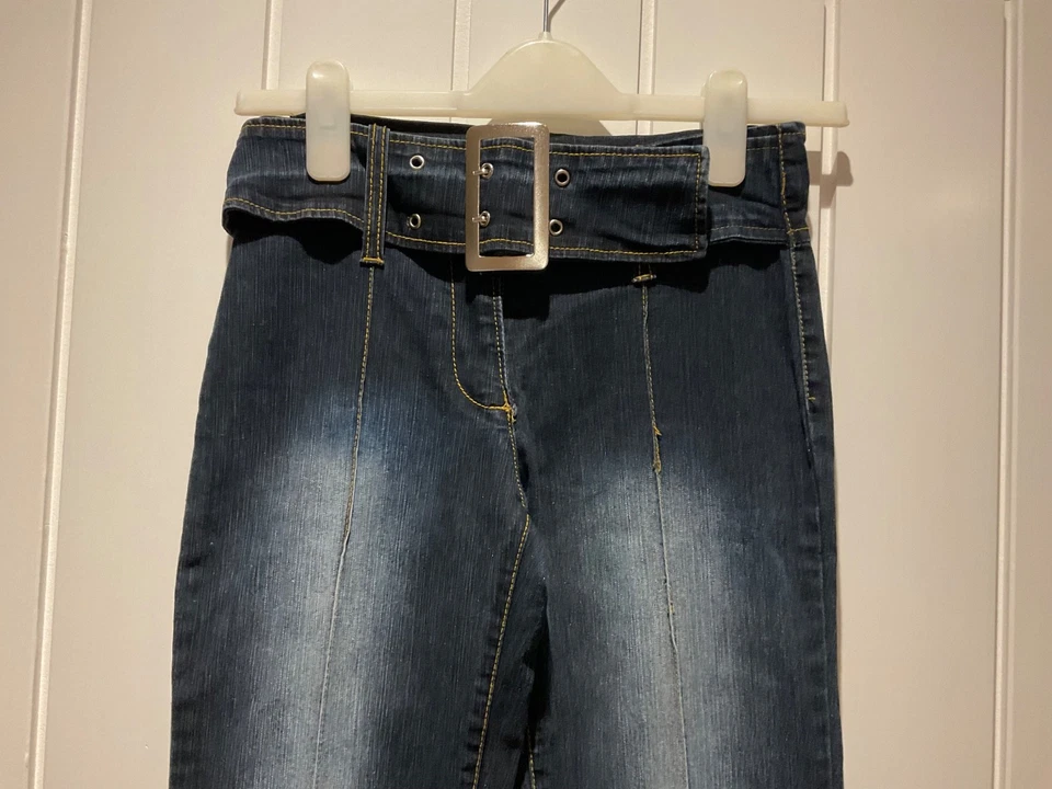 Unbranded blue denim wide leg jeans size 8 - Image 2 of 4