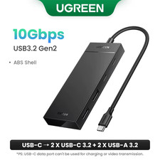 UGREEN USB C HUB 10Gbps Type-C 3.2 Gen2 USB Splitter USB C USB a Hub 4 Porte USB